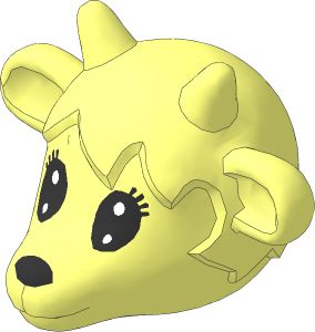 ~Figure Fabuland Goat Head  2