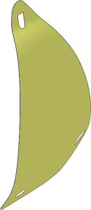 Sail  6 x 12 Triangular (Formed Shape 2)