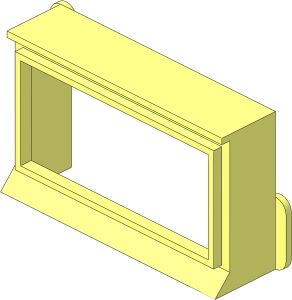 Mursten Window  1 x  4 x  2