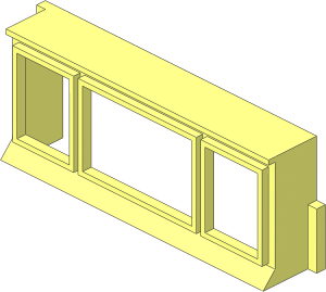 Mursten Window  1 x  6 x  2 Triple