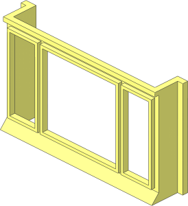 Mursten Window  1 x  6 x  3 Triple