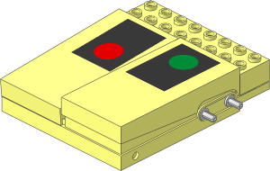 ~Electric Switch: Remote Control for Train Light Signal, Red Mode (Obsolete)