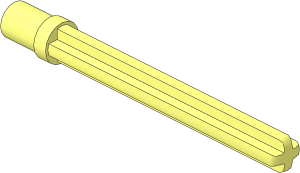 ~Technic Axle Flexible 26 Axle - 4.8L End