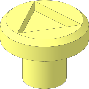 ~Screw  4 x  4 Beveled Triangular