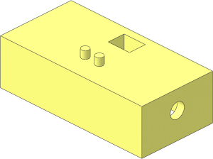~Brick  2 x  4 with 2 Axle Bushes Case