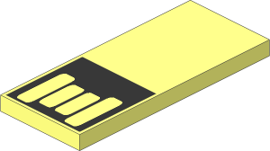~Electric Brick  2 x  4 with USB Flash Drive - Flash Drive