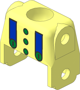 Figure Fabuland Torso with Braces Pattern