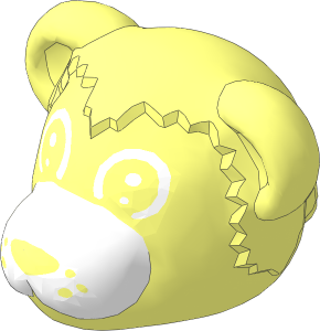 ~Figure Fabuland Bear Head  2