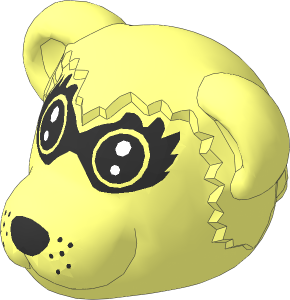 ~Figure Fabuland Raccoon Head  2