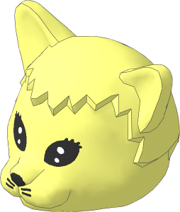~Figure Fabuland Cat Head  1