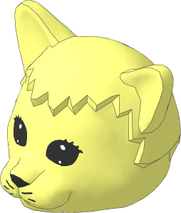 ~Figure Fabuland Cat Head  2