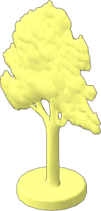 Plant Flat Horse Chestnut Tree with Hollow Base