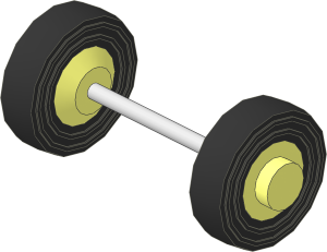 ~Axle Steel  4 x 72 LDU with Two Wheels  4 x  8 with Tyres  4/ 80 x  8 Single Smooth Type 1