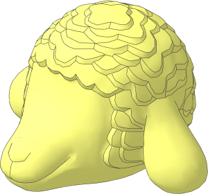 ~Figure Fabuland Lamb Head without Pattern