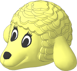 ~Figure Fabuland Lamb Head  2