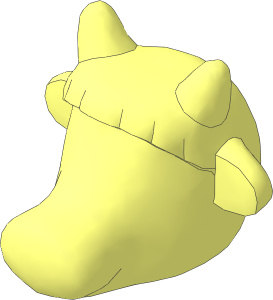 ~Figure Fabuland Cow Head without Pattern