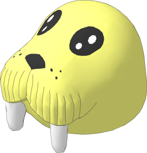 ~Figure Fabuland Walrus Head  1