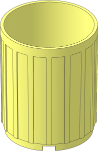 Container  4.5 x  4.5 x  4.5 Rubbish Bin