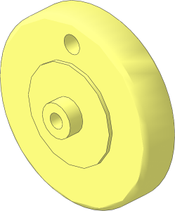 Wheel  4 x 19 with Stub Axles