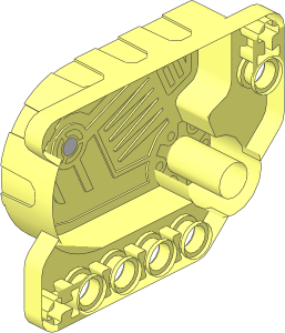 ~Technic Motor Pull Back  5 x  7 x  3 Type 6 Right (needs work)