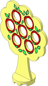 Fabuland Tree with Apples Pattern