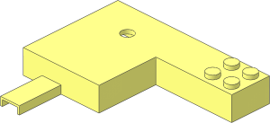 ~Train Track 12V Tapered Point Left Housing