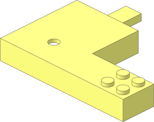~Train Track 12V Tapered Point Right Housing