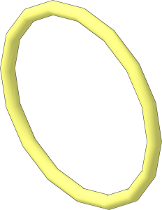 ~Rubber Ring for Train Wheel for RC Train with Technic Axle Hole