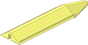 Electric Light & Sound Insectoid Tail  4 x 20 x  4.333 Side Prism