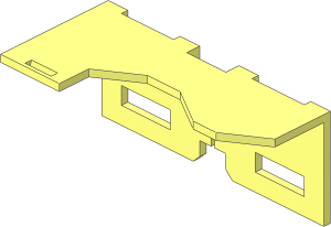~Electric Brick  2 x  2 x  0.667 Top Inside Metal