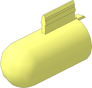 ~Boat Keel Weight Half Bottom