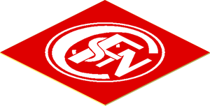 Sticker  1.3 x  1.3 with White French Railways Logo ("SNCF")