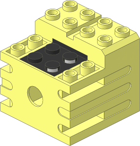 Electric Technic Mini-Motor  9V - Body Assembly