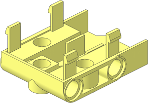 ~Electric Powered Up Medium Angular Motor Front Bottom