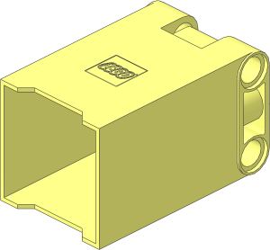~Electric Powered Up Medium Angular Motor Back