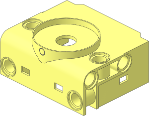 ~Electric Powered Up Large Angular Motor Front Top