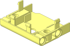 ~Electric Powered Up Large Angular Motor Front Bottom
