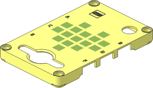 ~Electric Powered Up 6 Port Hub Top with Dot Matrix Heart Pattern