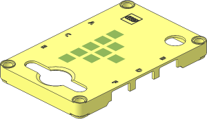 ~Electric Powered Up  6 Port Hub Top with Dot Matrix Right Arrow Pattern