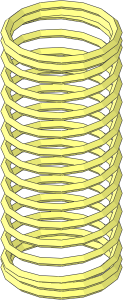 Technic Shock Absorber  9L Spring Soft (Compressed)