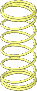 Technic Shock Absorber  9L Spring Extra Hard (Compressed)