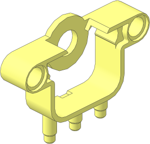 ~Technic Pneumatic Valve with Axle Hole Body