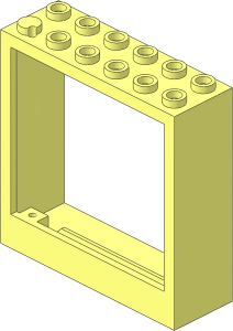 Door  2 x  6 x  5 Frame with Lip