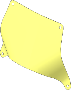 Sail 27 x 17 Trapezoidal (Formed Shape 1)