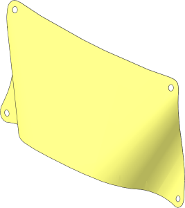 Sail 30 x 15 Trapezoidal (Formed Shape 1)