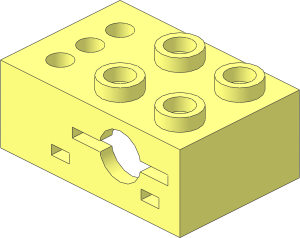 ~Electric Brick  2 x  3 Sensor Touch 4.5V Top