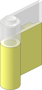 Door  1 x  3 x  3 Right with Window and Horizontal Handle