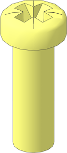 ~Screw 15 x  5 Dome Cruciform