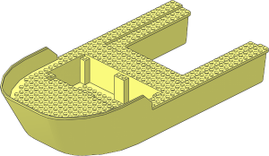 Boat Hull Floating 40 x 20 (Complete)