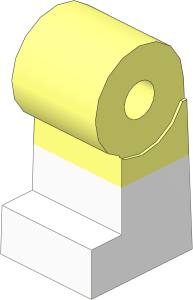 ~Minifig Leg Right with White Lower Leg Pattern (Obsolete)